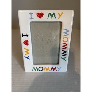 Vintage I Love My Mommy Picture Frame Home Decor Colorful Mother's Day Gift 3x5